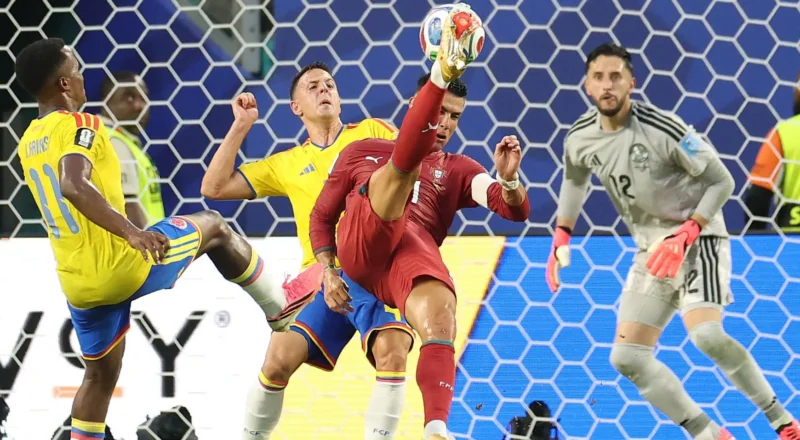 Colombia take top spot over Portugal after draw in battle of World Cup heavyweights