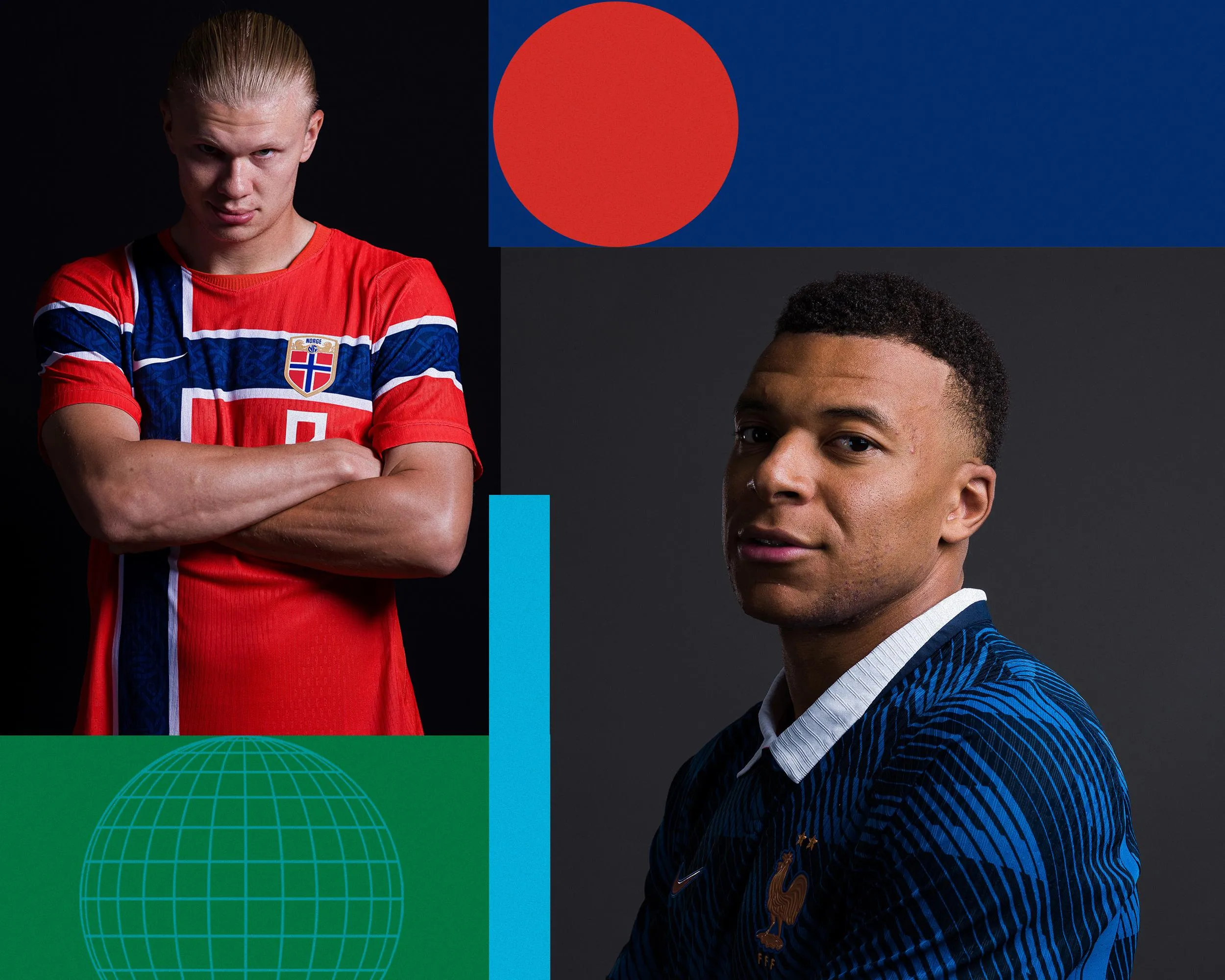 Haaland v Mbappé