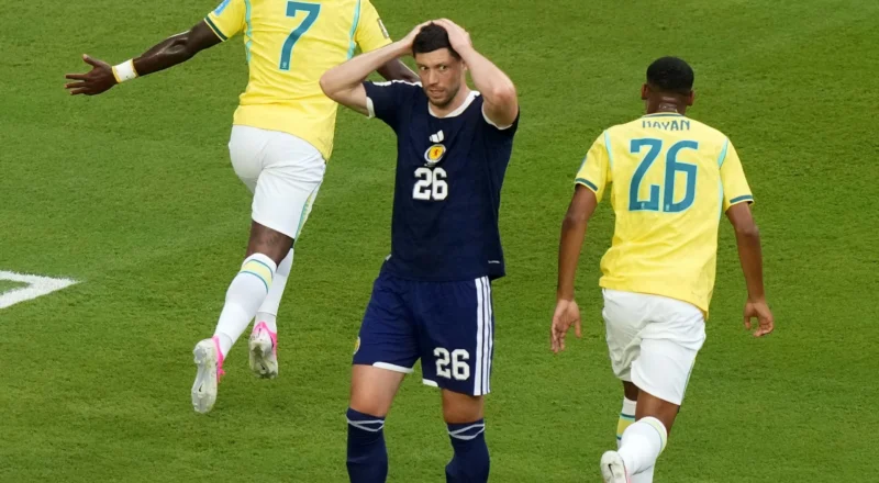 Scotland’s World Cup dream hanging by a thread after Vinícius sparks Brazil victory