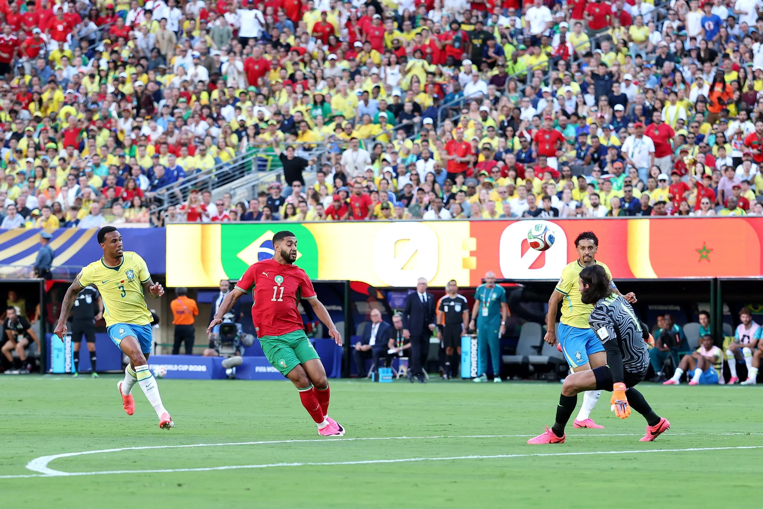 Ismael Saibari scores for Morocco!