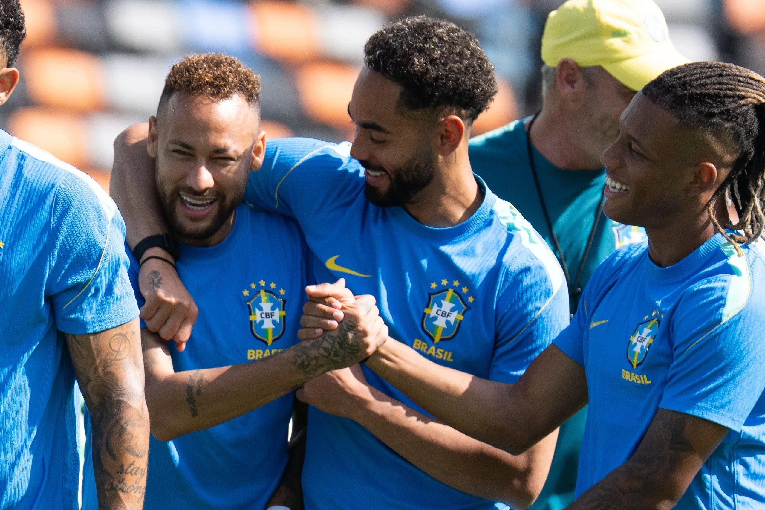 Brazil: Good at playing football.