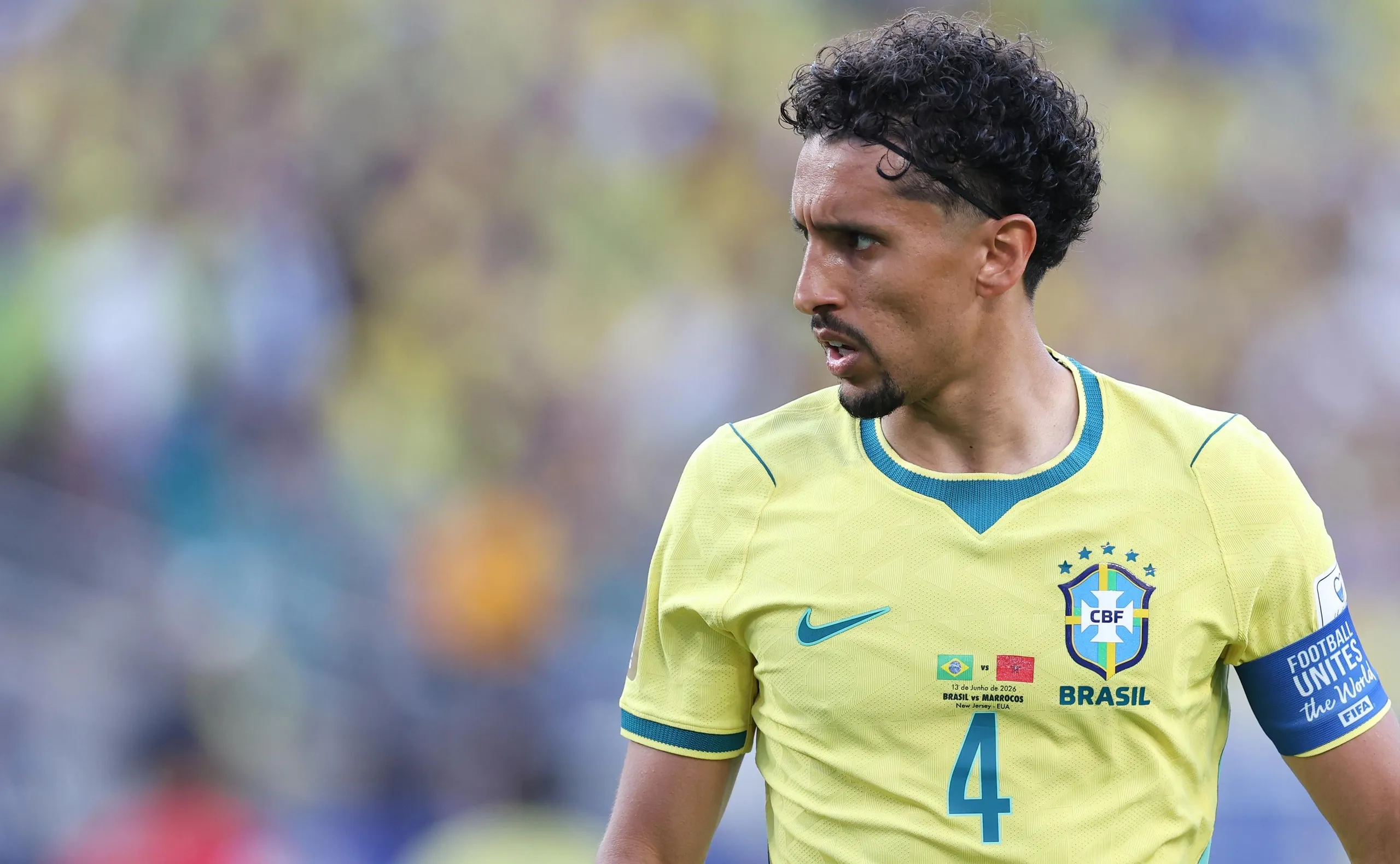 The Brazil captain, Marquinhos