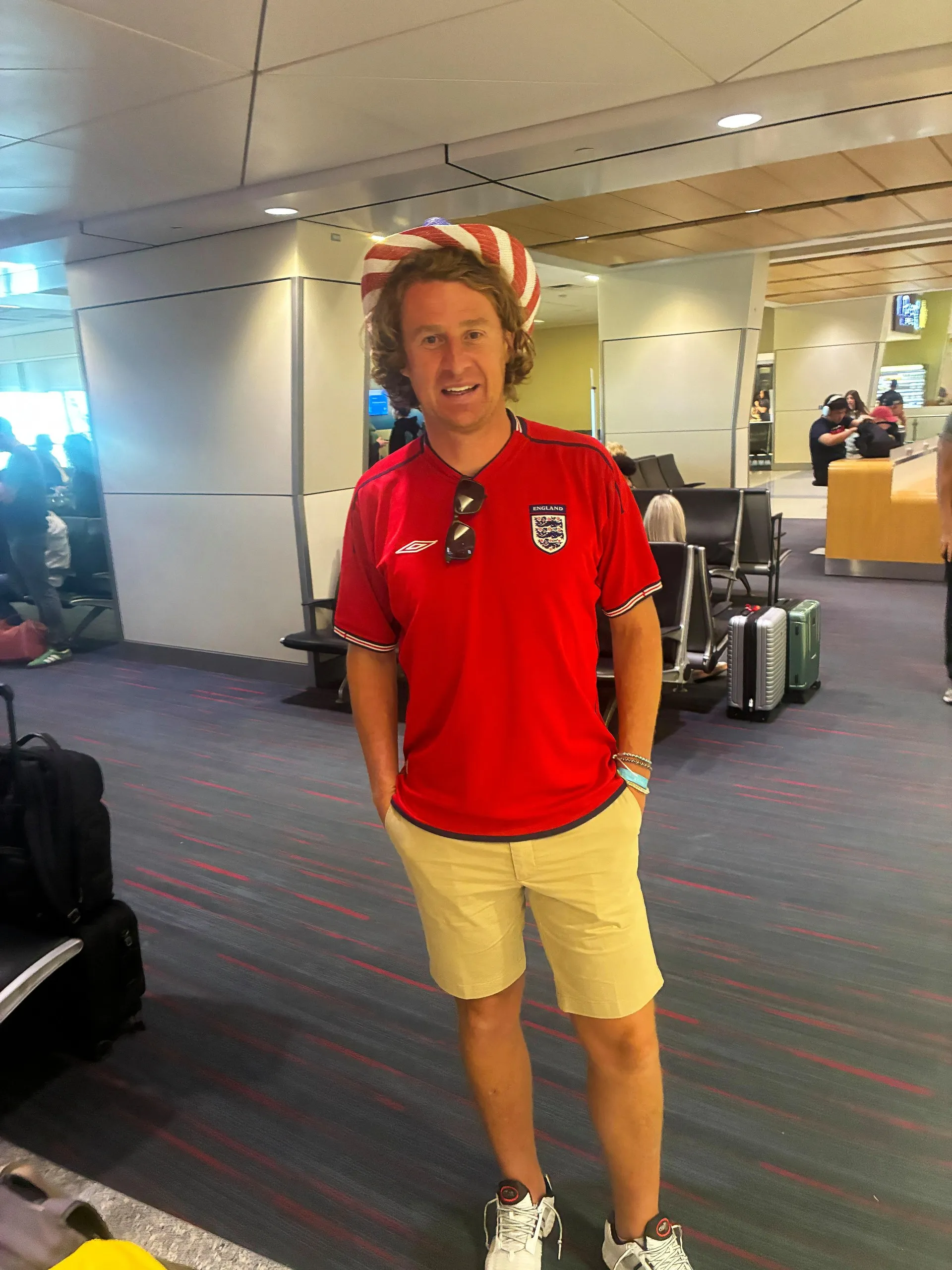 England fan Lee Williams