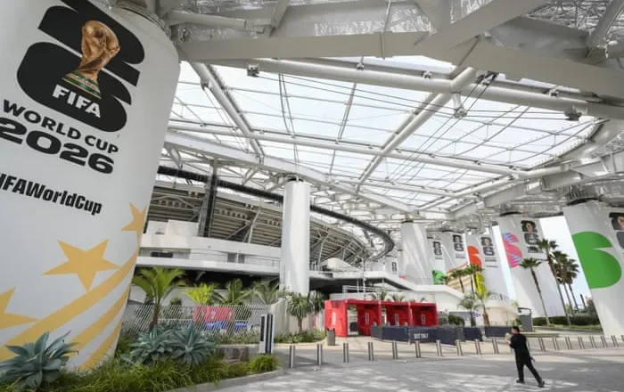 US stadium and hotel workers threaten strikes ‘to make things fair’ during World Cup