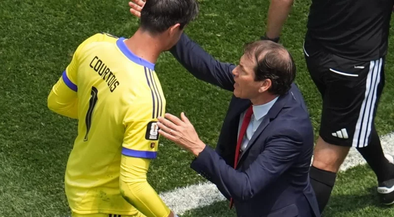 Rudi Garcia faces Belgian backlash for taking Courtois off in World Cup loss to Spain