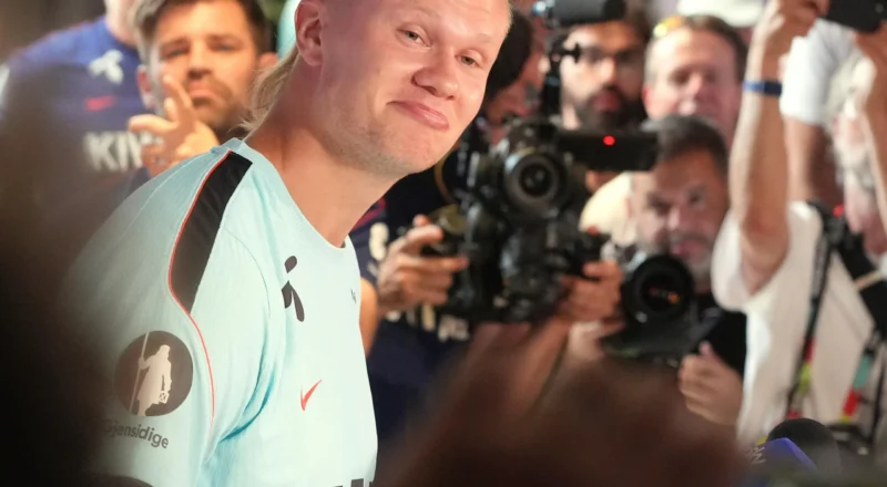 Erling Haaland claims pressure is all on England in quarter-final with Norway