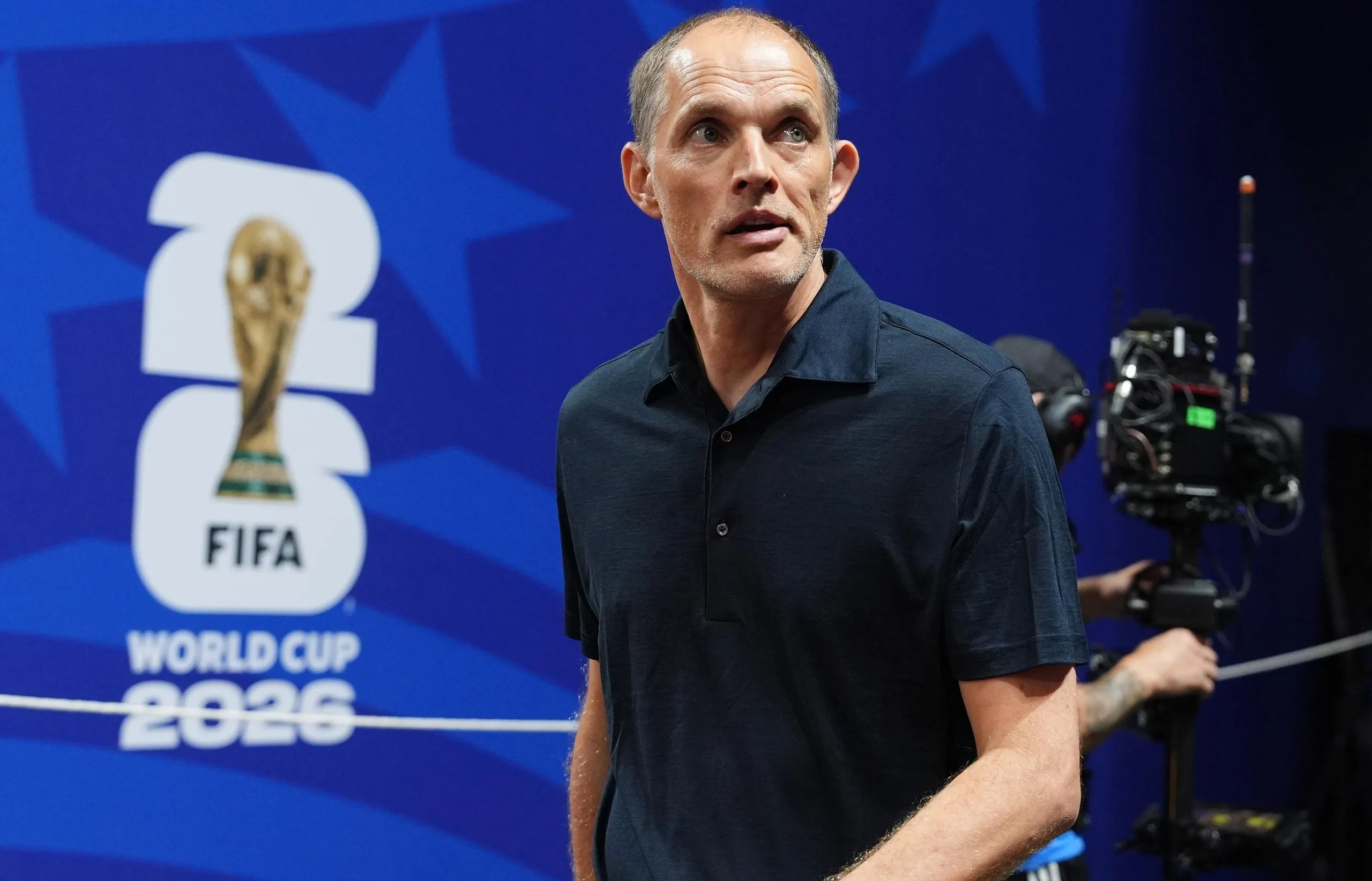 Thomas Tuchel at the game against the DRC