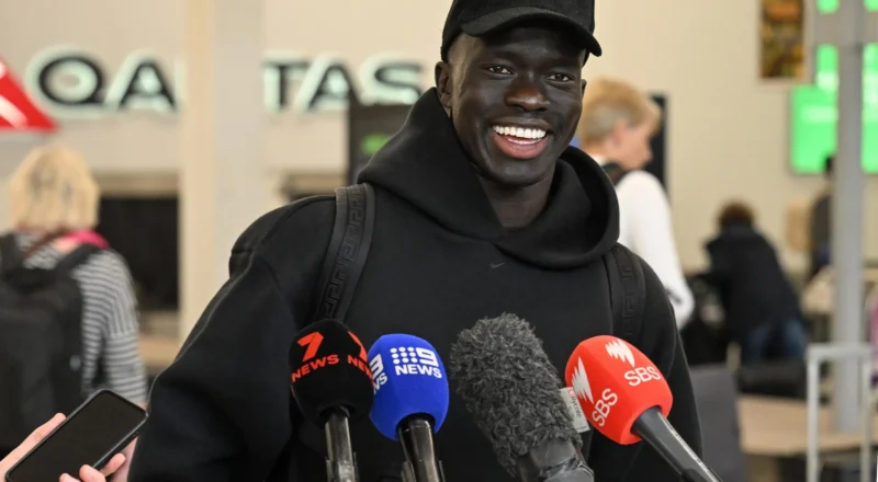 ‘Bullshit’: Socceroo Awer Mabil hits out at Pauline Hanson’s monoculture claim