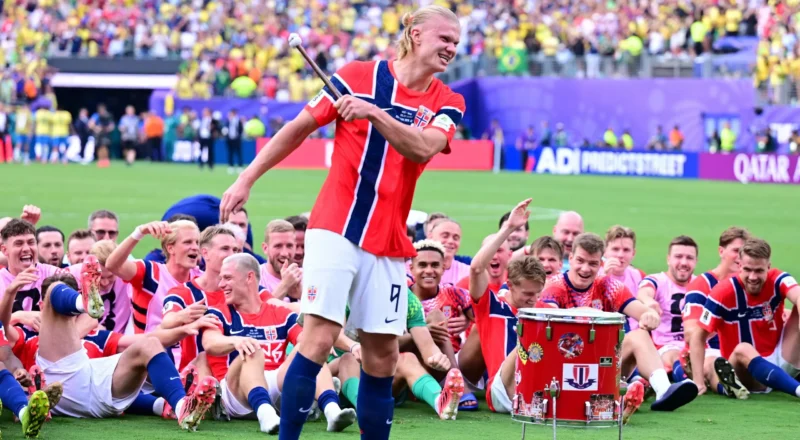 Erling Haaland hails ‘one of the sickest days’ in Norway’s history after beating Brazil