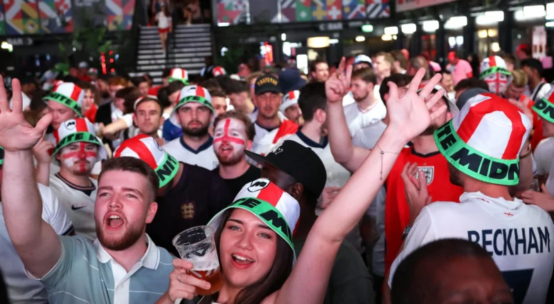 ‘I got three hours’ sleep’: fans on watching England beat Mexico at the World Cup