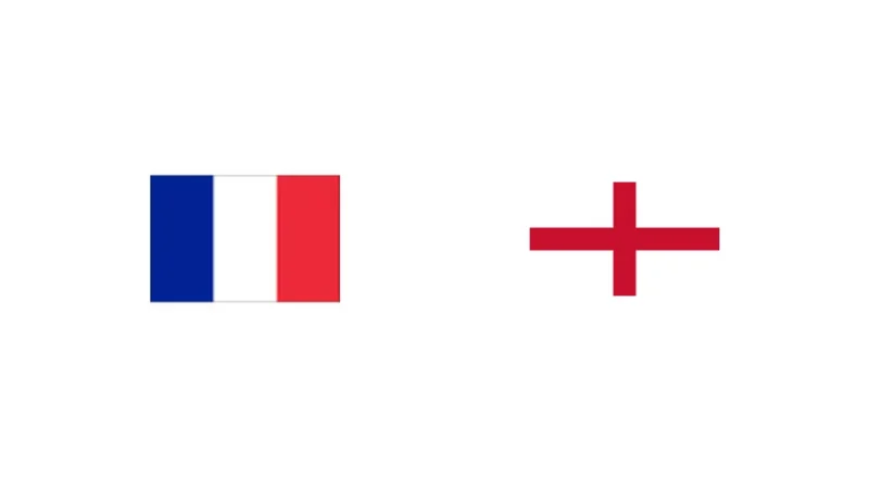 Prediction cover: France vs England