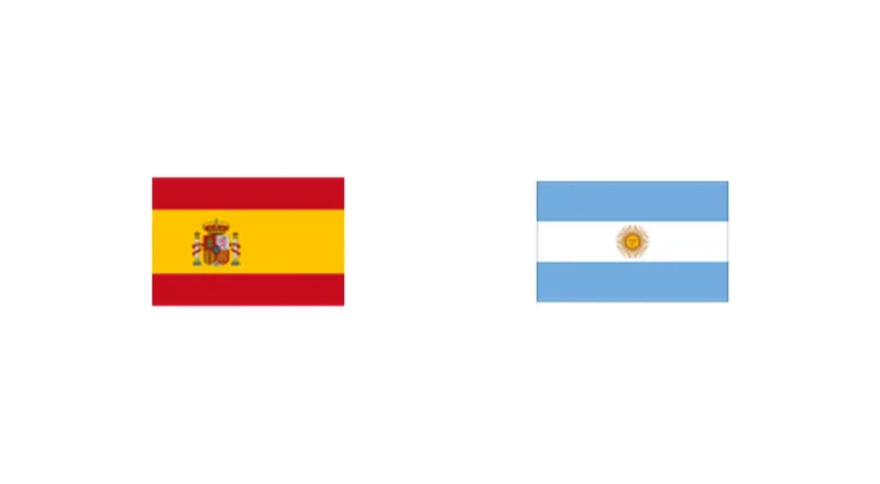 Prediction cover: Spain vs Argentina